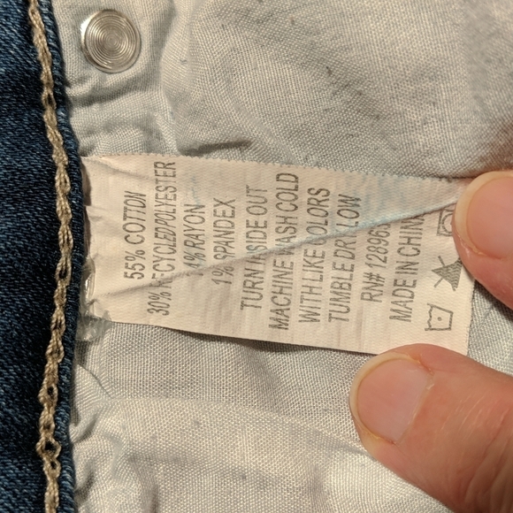 Indigo Rein Junior's Distressed Jeans Size 13 - Picture 6 of 7